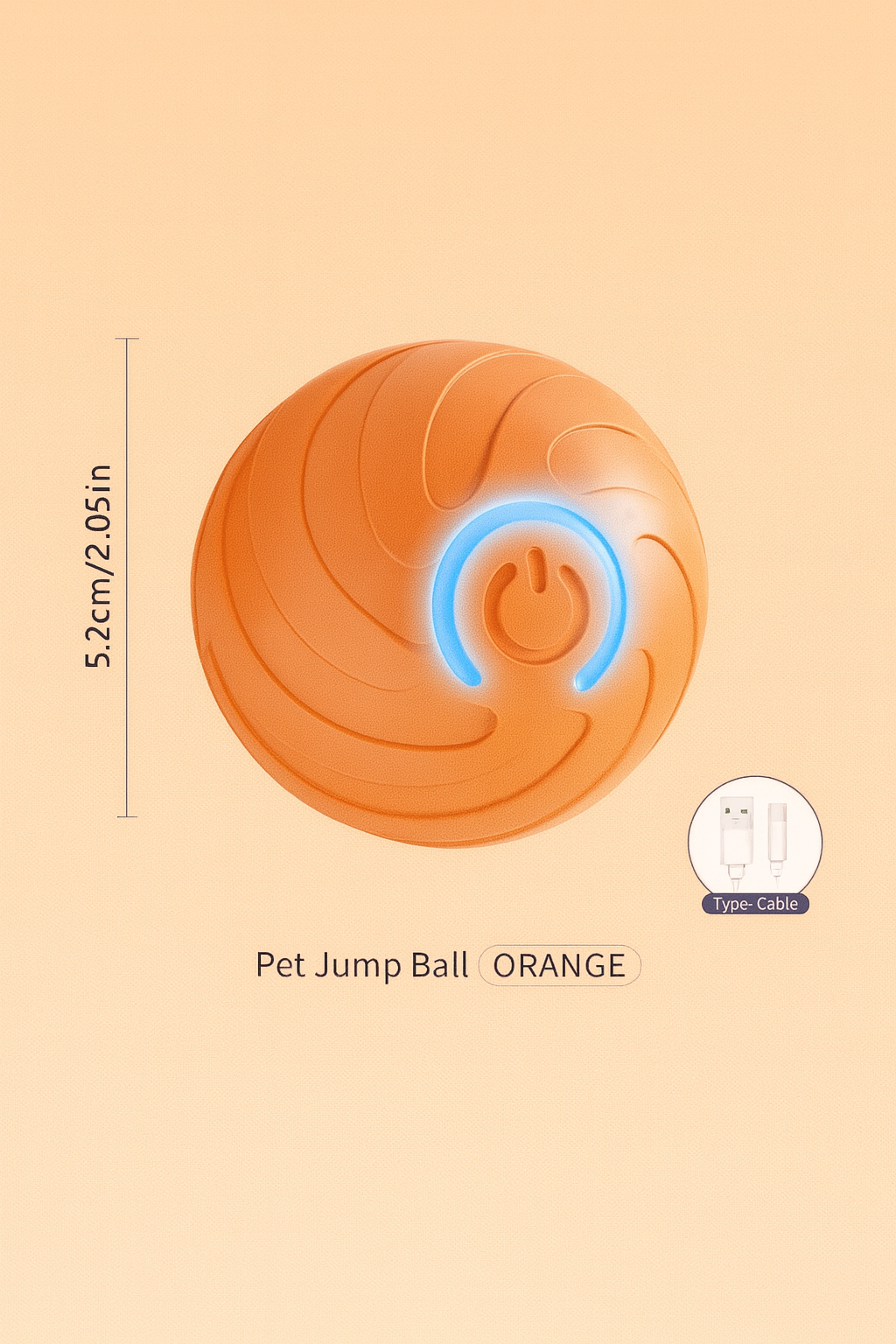 Strawberry Paws™ Zoomie Ball – The Smart Bouncing Toy with a Mind of Its Own!