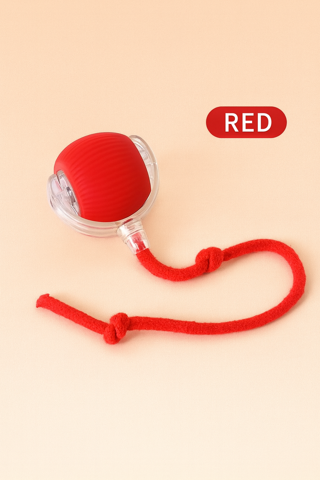 Strawberry Paws™ Zoomie Ball – The Smart Bouncing Toy with a Mind of Its Own!