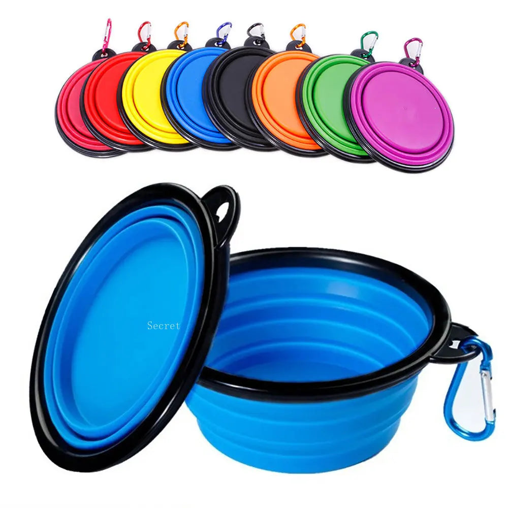 Strawberry Paws™ Pop-N-Go Travel Bowl – Hydration & Snacks on the Move!