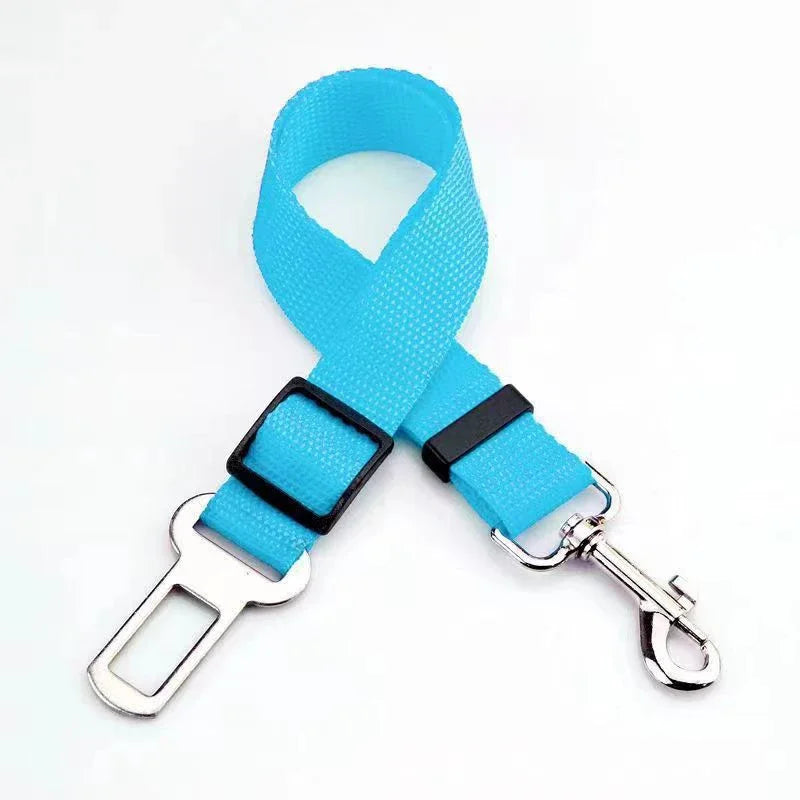 Strawberry Paws Adjustable Dog Car Seatbelt – Travel Safely, Ride Comfortably!