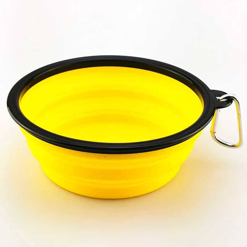 Strawberry Paws™ Pop-N-Go Travel Bowl – Hydration & Snacks on the Move!