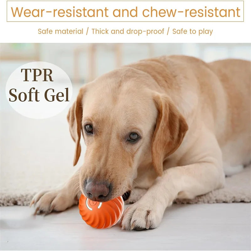 Strawberry Paws™ Zoomie Ball – The Smart Bouncing Toy with a Mind of Its Own!