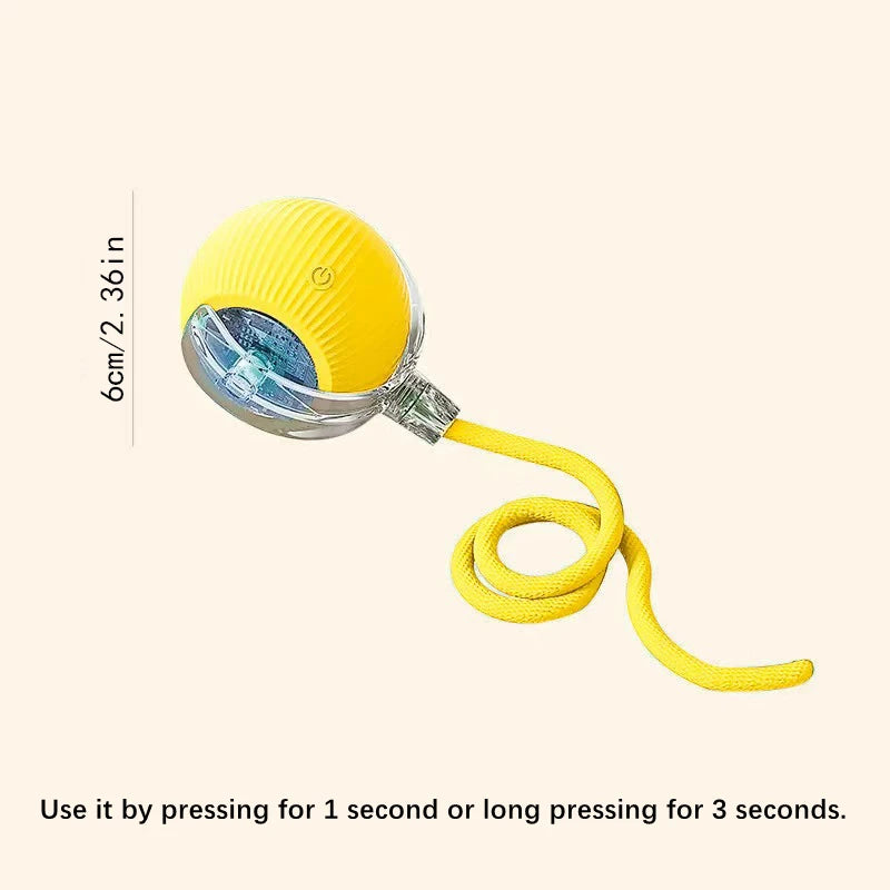 Strawberry Paws™ Zoomie Ball – The Smart Bouncing Toy with a Mind of Its Own!