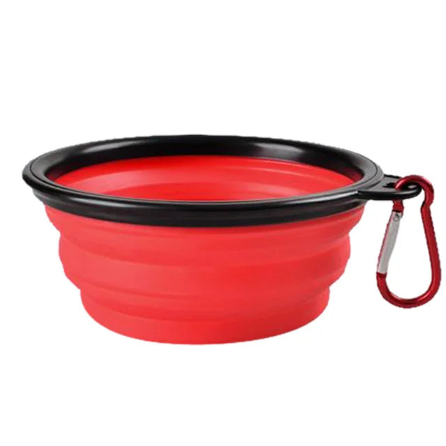 Strawberry Paws™ Pop-N-Go Travel Bowl – Hydration & Snacks on the Move!