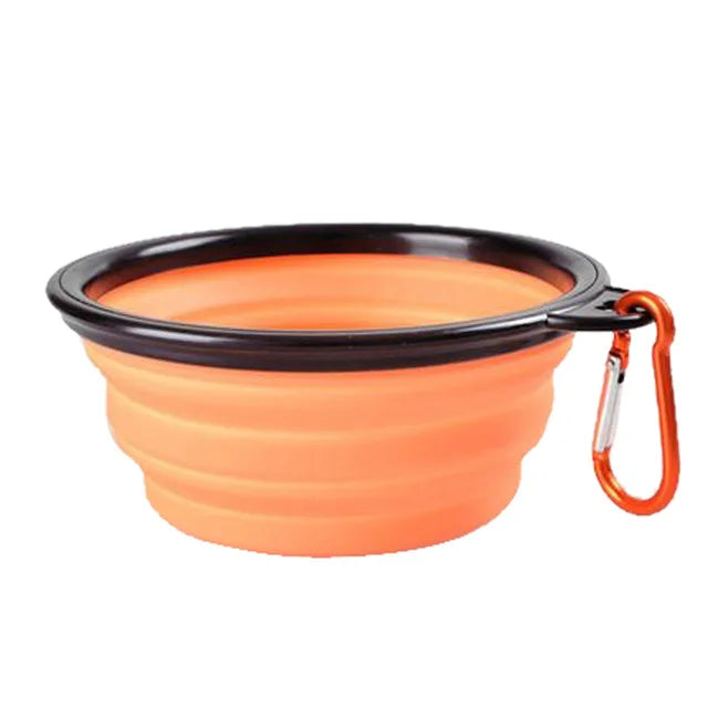 Strawberry Paws™ Pop-N-Go Travel Bowl – Hydration & Snacks on the Move!