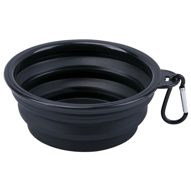 Strawberry Paws™ Pop-N-Go Travel Bowl – Hydration & Snacks on the Move!