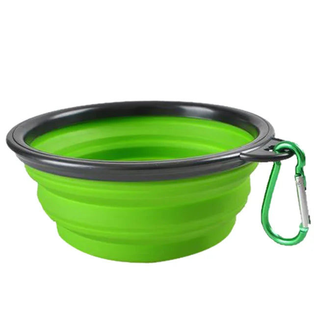 Strawberry Paws™ Pop-N-Go Travel Bowl – Hydration & Snacks on the Move!