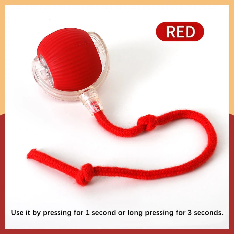 Strawberry Paws™ Zoomie Ball – The Smart Bouncing Toy with a Mind of Its Own!