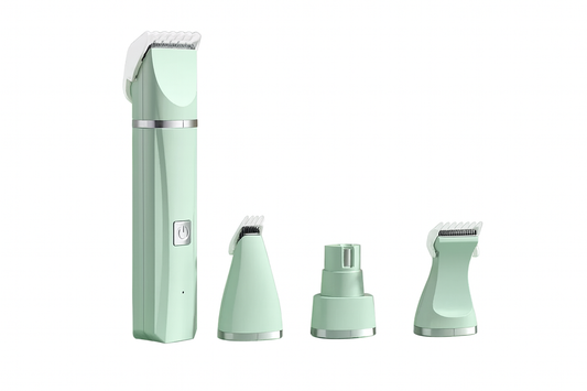 4 in 1 Electric Pet Grooming Kit - Hair Trimmer, Clippers, Nail Grinder for Cats & Dogs