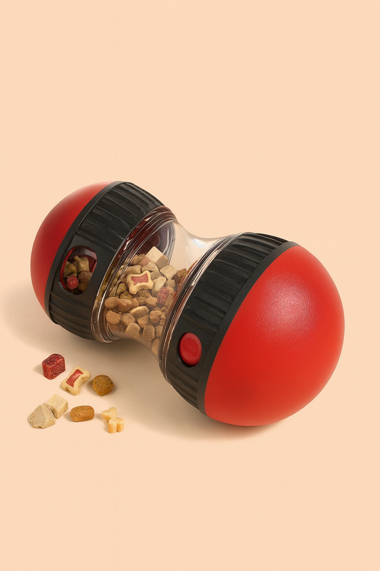Strawberry Paws™ Wobble &amp; Reward Toy – Playtime with a Purpose!
