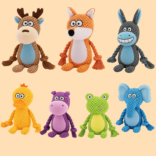 Strawberry Paws™ Plush Buddies – Squeaky, Snuggly, &  Full of Personality!