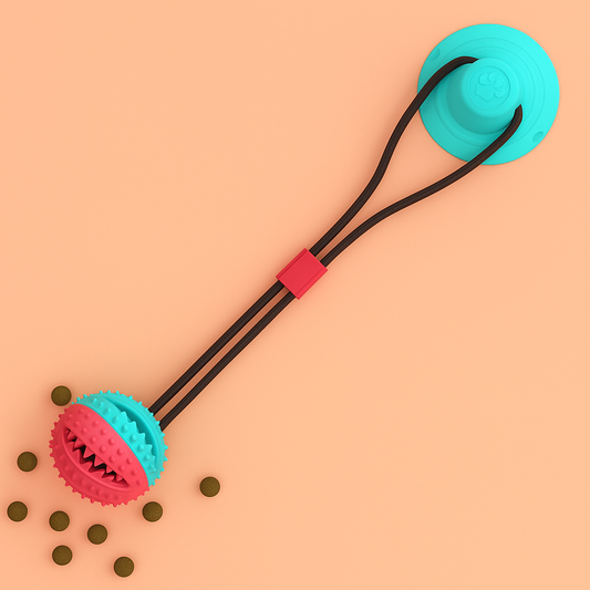 Strawberry Paws™ Monster Tug Toy – The Ultimate Solo Tug Challenge!