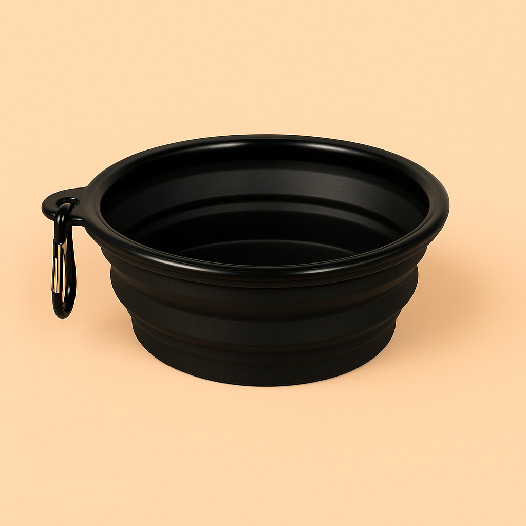 Strawberry Paws™ Pop-N-Go Travel Bowl – Hydration & Snacks on the Move!