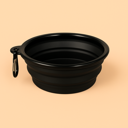 Strawberry Paws™ Pop-N-Go Travel Bowl – Hydration & Snacks on the Move!