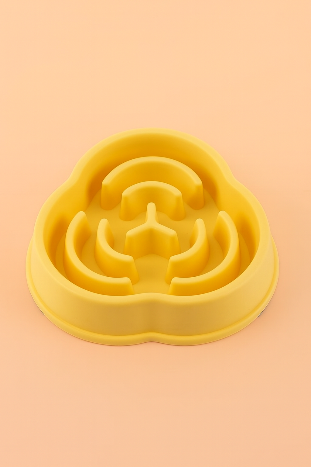 Strawberry Paws Slow Feeder Bowl – Fun Shapes, Healthier Meals