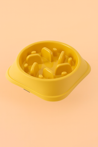 Strawberry Paws Slow Feeder Bowl – Fun Shapes, Healthier Meals