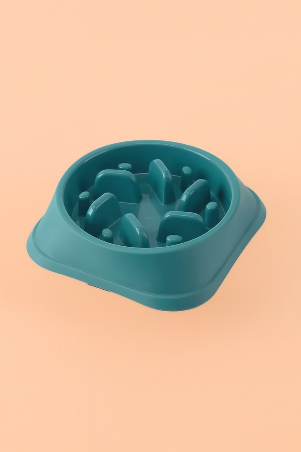Strawberry Paws Slow Feeder Bowl – Fun Shapes, Healthier Meals