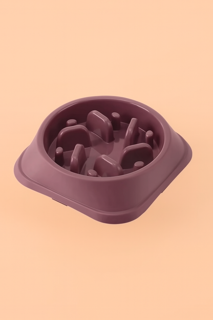 Strawberry Paws Slow Feeder Bowl – Fun Shapes, Healthier Meals