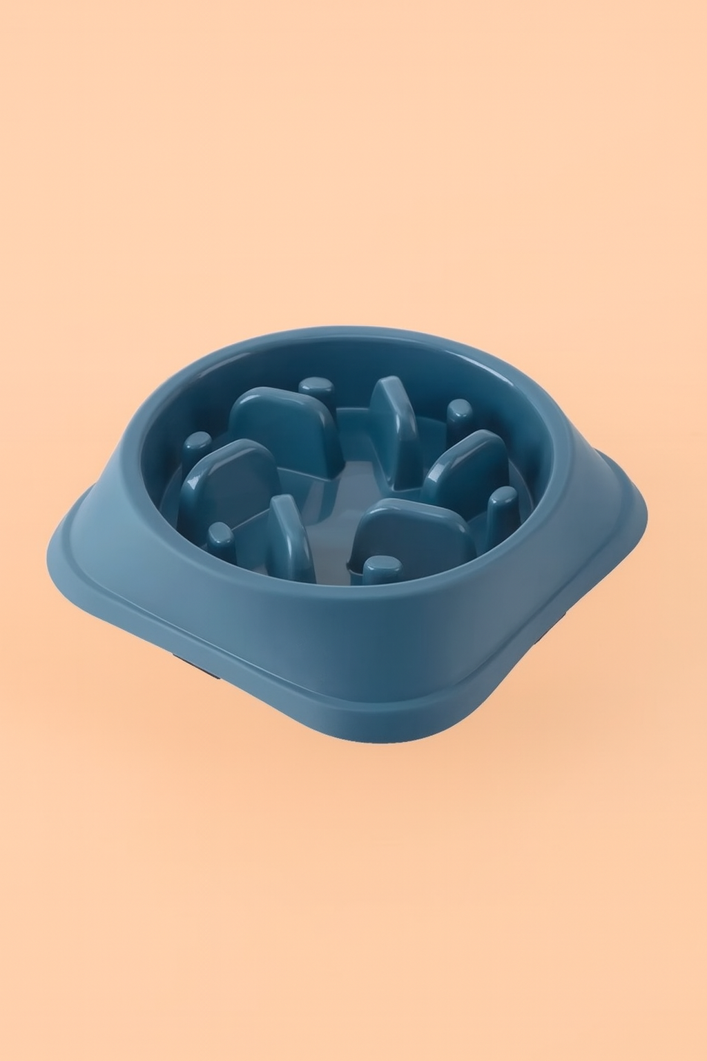 Strawberry Paws Slow Feeder Bowl – Fun Shapes, Healthier Meals