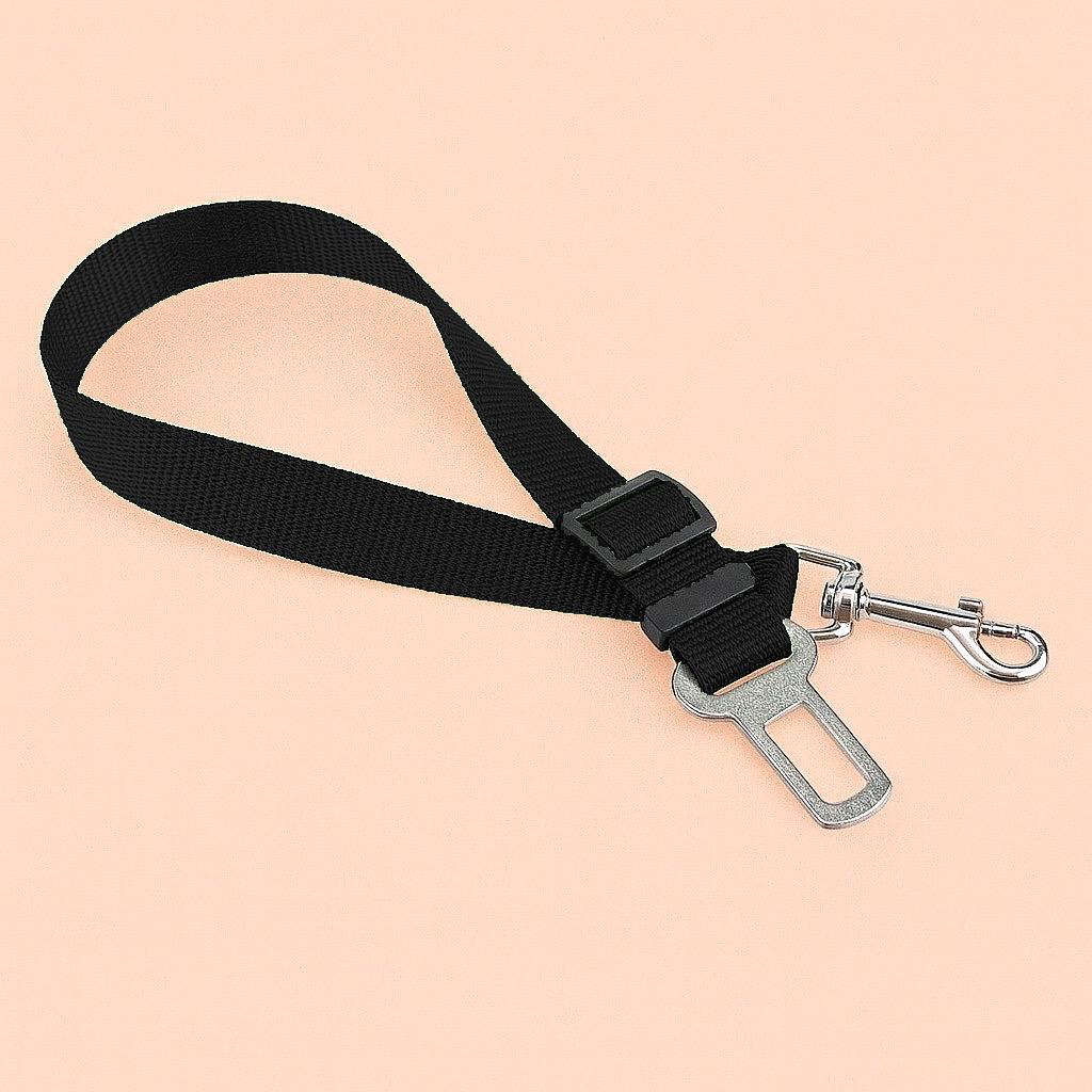 Strawberry Paws Adjustable Dog Car Seatbelt – Travel Safely, Ride Comfortably!