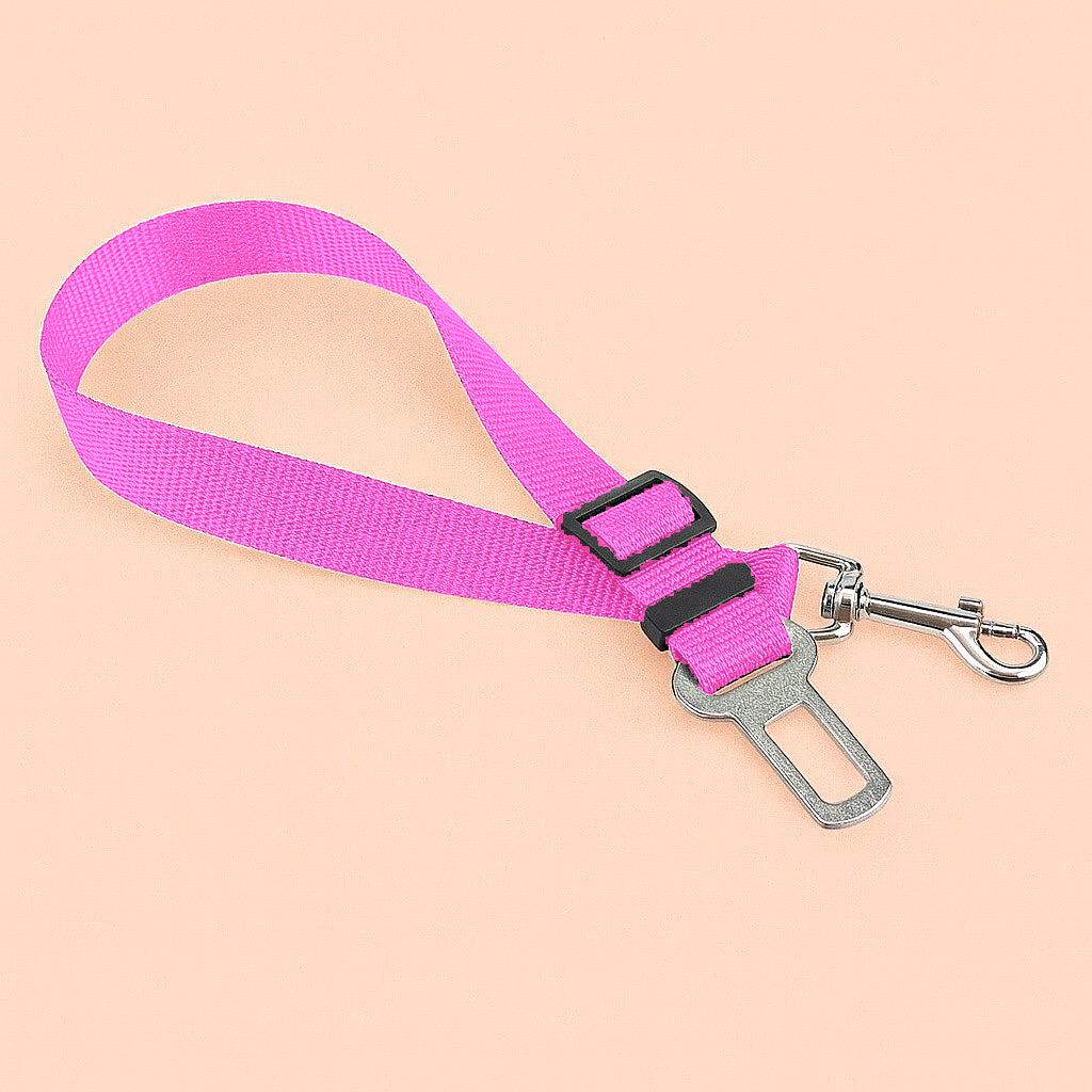 Strawberry Paws Adjustable Dog Car Seatbelt – Travel Safely, Ride Comfortably!