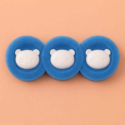Strawberry Paws™ Fur-Free Laundry Balls – Say Bye to Pet Hair!