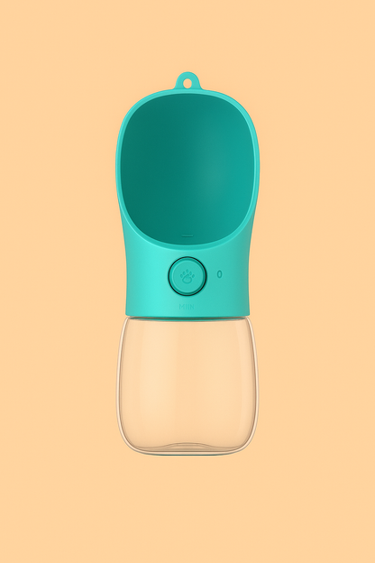 Strawberry Paws™ Sip &amp; Stroll Portable Pet Water Bottle – Hydration On the Go!