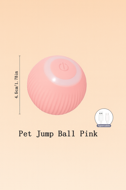 Strawberry Paws™ Zoomie Ball – The Smart Bouncing Toy with a Mind of Its Own!
