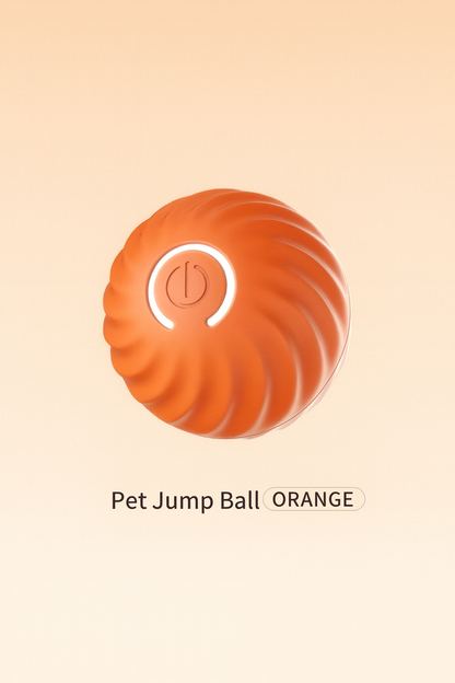 Strawberry Paws™ Zoomie Ball – The Smart Bouncing Toy with a Mind of Its Own!