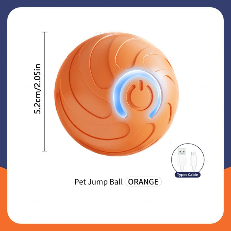 Strawberry Paws™ Zoomie Ball – The Smart Bouncing Toy with a Mind of Its Own!