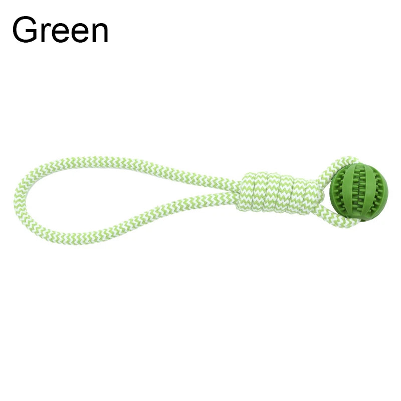 Strawberry Paws™ Tug &amp; Treat Rope Ball – Chew, Clean, and Play All Day!