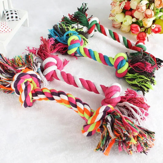 Strawberry Paws™ ColorPop Rope Toys – Tug, Toss, and Chew in Style!
