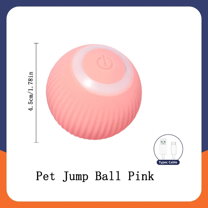 Strawberry Paws™ Zoomie Ball – The Smart Bouncing Toy with a Mind of Its Own!
