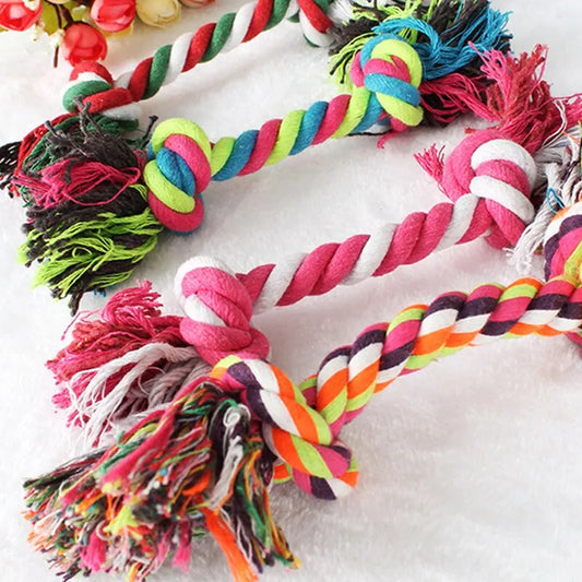 Strawberry Paws™ ColorPop Rope Toys – Tug, Toss, and Chew in Style!