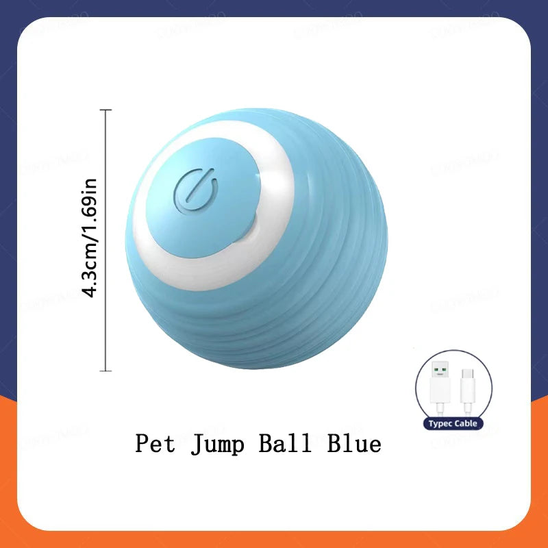 Strawberry Paws™ Zoomie Ball – The Smart Bouncing Toy with a Mind of Its Own!
