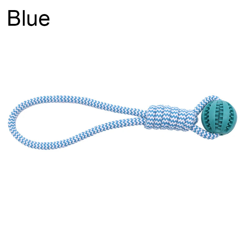 Strawberry Paws™ Tug &amp; Treat Rope Ball – Chew, Clean, and Play All Day!